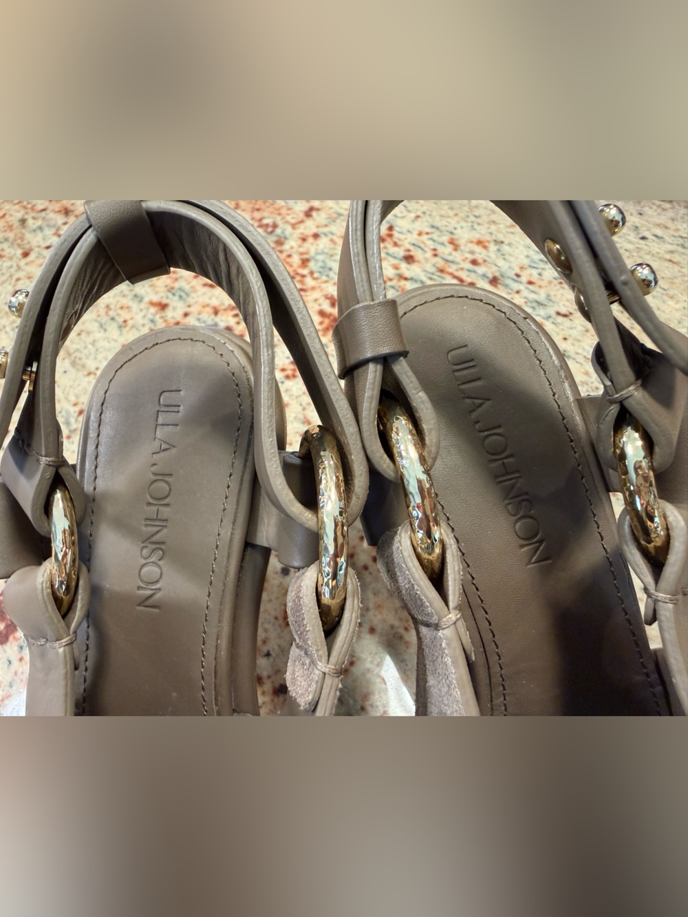 Ulla Johnson Filippa High Heel Sandal Women’s Size 39/US 8-8.5 Beige NEW READ - Picture 7 of 13
